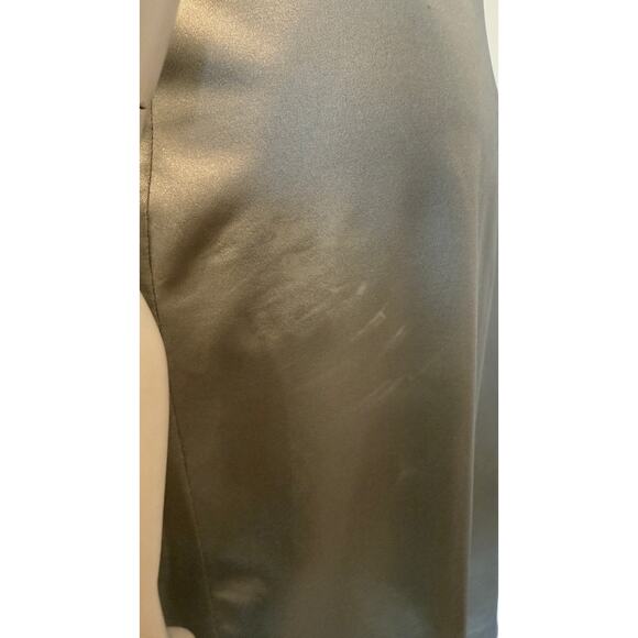 1990s Dolce & Gabbana Silver Chain Wet Look Bodycon Beach Dress - Picture 7 of 13